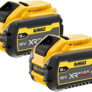 DEWALT DCB547 18V / 54V XR FLEXVOLT 9.0ah Akku DCB547-XJ-Twin Pack, 18V, Gelb, 2 Stück