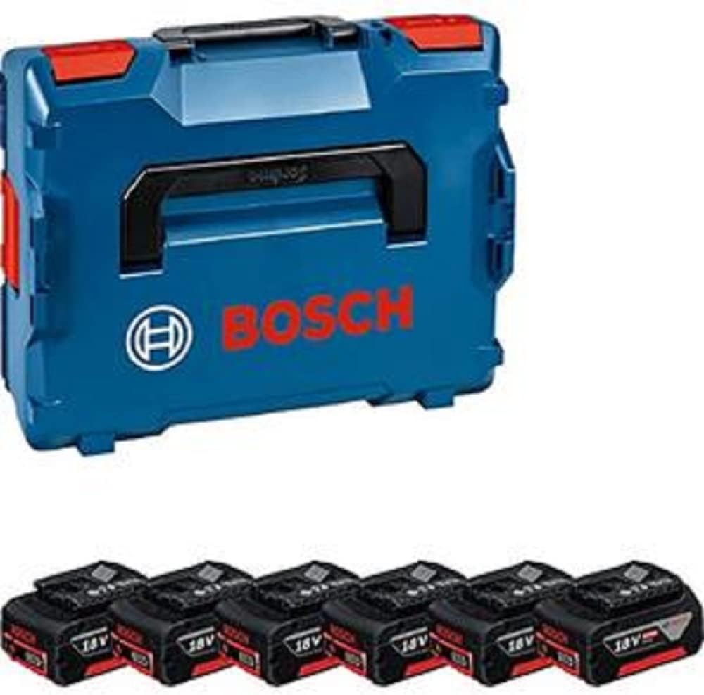 Bosch Professional 18V System Akku Set: 6X GBA 18V 4.0Ah (inkl. Einlage für Starter-Sets, in L-BOXX) 1 Bosch Professional 18V System Akku Set: 6X GBA 18V 4.0Ah (inkl. Einlage für Starter-Sets, in L-BOXX)