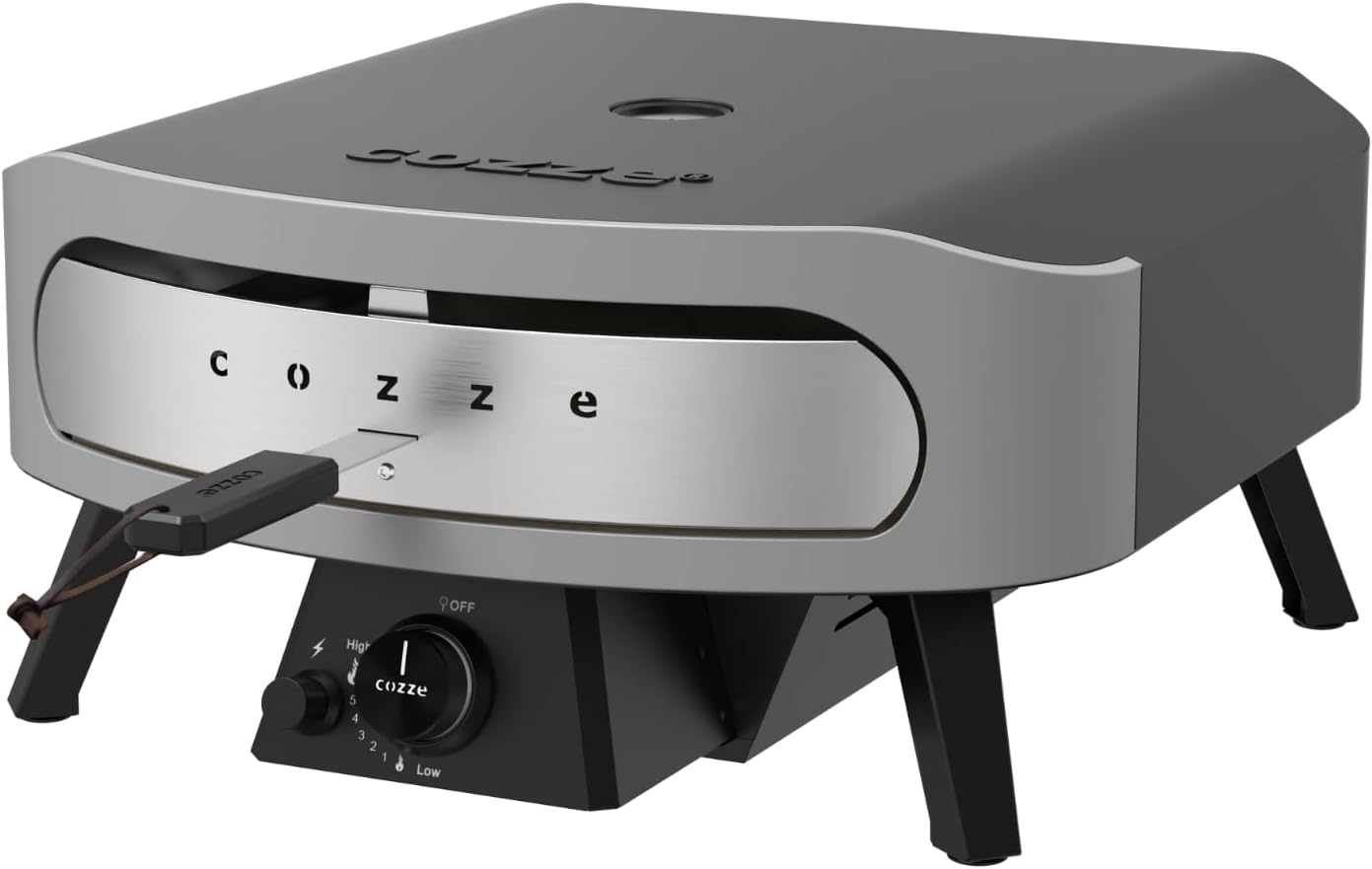 cozze 17" Großer Pizzaofen Gas Outdoor (50mbar) - Pizza Backofen mit Regulator für Familienpizzen – Inkl. Gasschlauch & Regler – 8,0 kW U-Brenner – für Garten & Terrasse 3 cozze 17" Großer Pizzaofen Gas Outdoor (50mbar) - Pizza Backofen mit Regulator für Familienpizzen – Inkl. Gasschlauch & Regler – 8,0 kW U-Brenner – für Garten & Terrasse – Bild 3