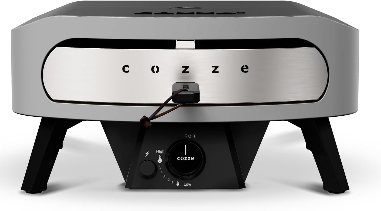 cozze 17" Großer Pizzaofen Gas Outdoor (50mbar) - Pizza Backofen mit Regulator für Familienpizzen – Inkl. Gasschlauch & Regler – 8,0 kW U-Brenner – für Garten & Terrasse 4 cozze 17" Großer Pizzaofen Gas Outdoor (50mbar) - Pizza Backofen mit Regulator für Familienpizzen – Inkl. Gasschlauch & Regler – 8,0 kW U-Brenner – für Garten & Terrasse – Bild 4