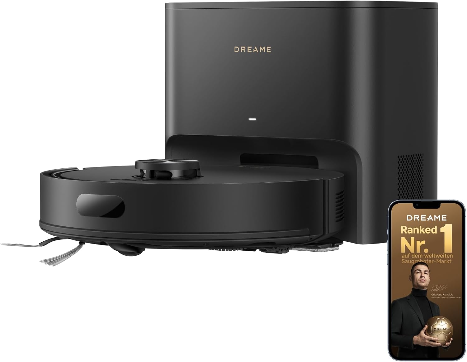 dreame D20 Air Plus Saug- und Wischroboter mit 20.000 Pa Saugkraft, Verwicklungsschutz, selbstentleerendem Dock, Teppich-Tiefenreinigung und Smart-Navigation. 1 dreame D20 Air Plus Saug- und Wischroboter mit 20.000 Pa Saugkraft, Verwicklungsschutz, selbstentleerendem Dock, Teppich-Tiefenreinigung und Smart-Navigation.