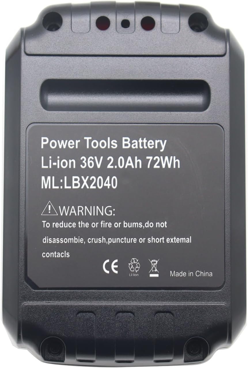 Ersatzakku LBXR36 Akku 36V 2000mAh für B und D Akku BL20362 BL2536 LBX1540 LBX2540 LBX2040 LBX36 BL2536-XJ BL20362-XJ LBXR2036 LST136 LHT2436B LSW36 LCC340C LCS1240B LST540 LCS1240 5 Ersatzakku LBXR36 Akku 36V 2000mAh für B und D Akku BL20362 BL2536 LBX1540 LBX2540 LBX2040 LBX36 BL2536-XJ BL20362-XJ LBXR2036 LST136 LHT2436B LSW36 LCC340C LCS1240B LST540 LCS1240 – Bild 5