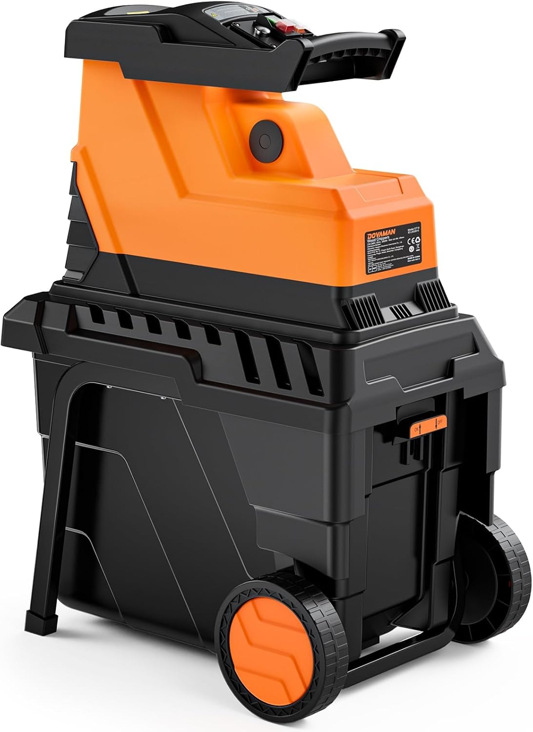 DOVAMAN GT10 Walzenhäcksler, 2800W Gartenhäcksler 1 DOVAMAN GT10 Walzenhäcksler, 2800W Gartenhäcksler