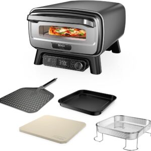 Ninja Artisan Outdoor-Pizzaofen & Heißluftfritteuse, 4 Funktionen, Grau