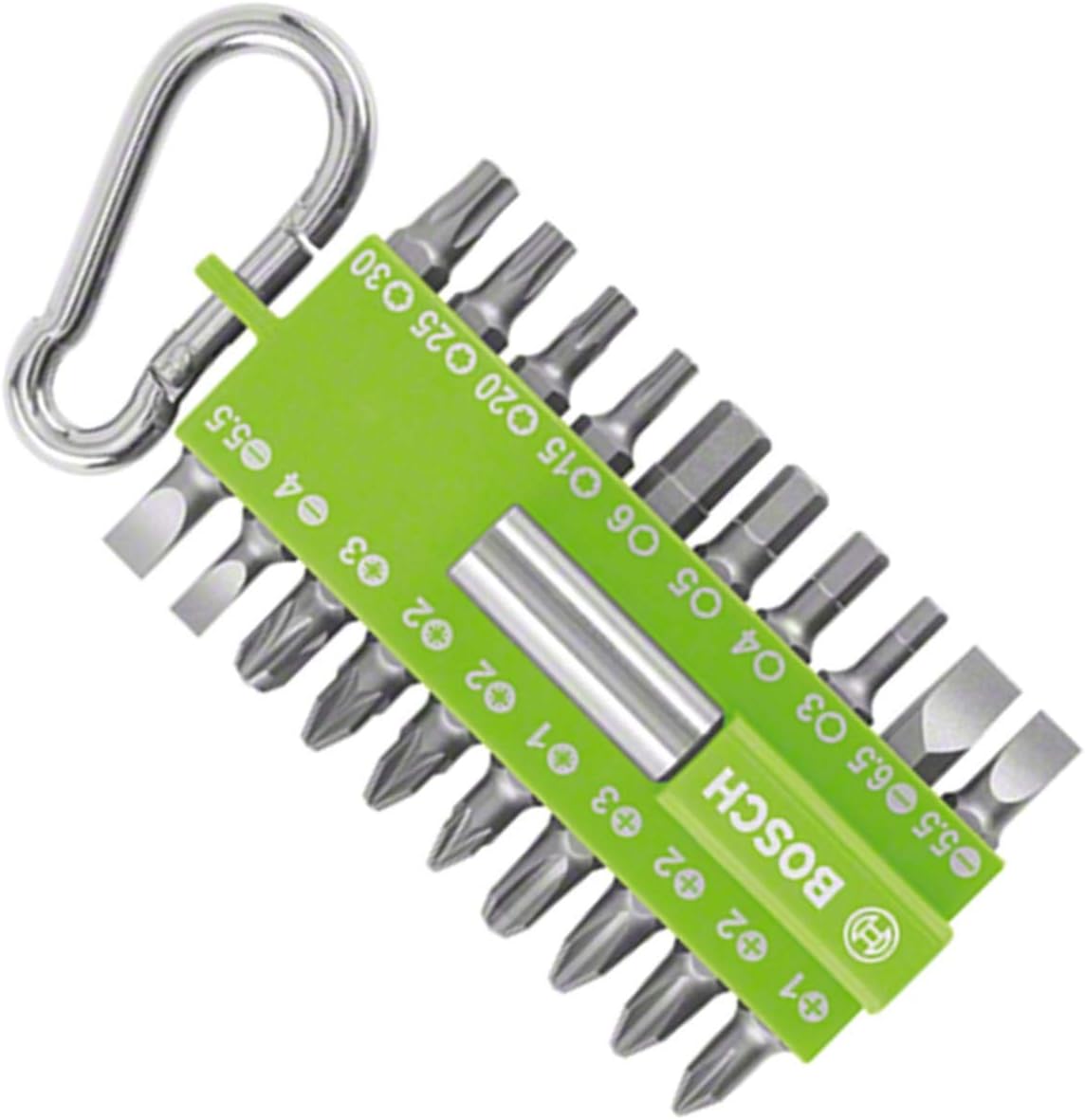 Bosch Accessories Bosch 21-tlgs. Schrauber Bit-Set Grün (mit Universal-Bithalter, Karabiner, Zubehör für Akkuschrauber) Einheitsgröße 1 Bosch Accessories Bosch 21-tlgs. Schrauber Bit-Set Grün (mit Universal-Bithalter, Karabiner, Zubehör für Akkuschrauber) Einheitsgröße