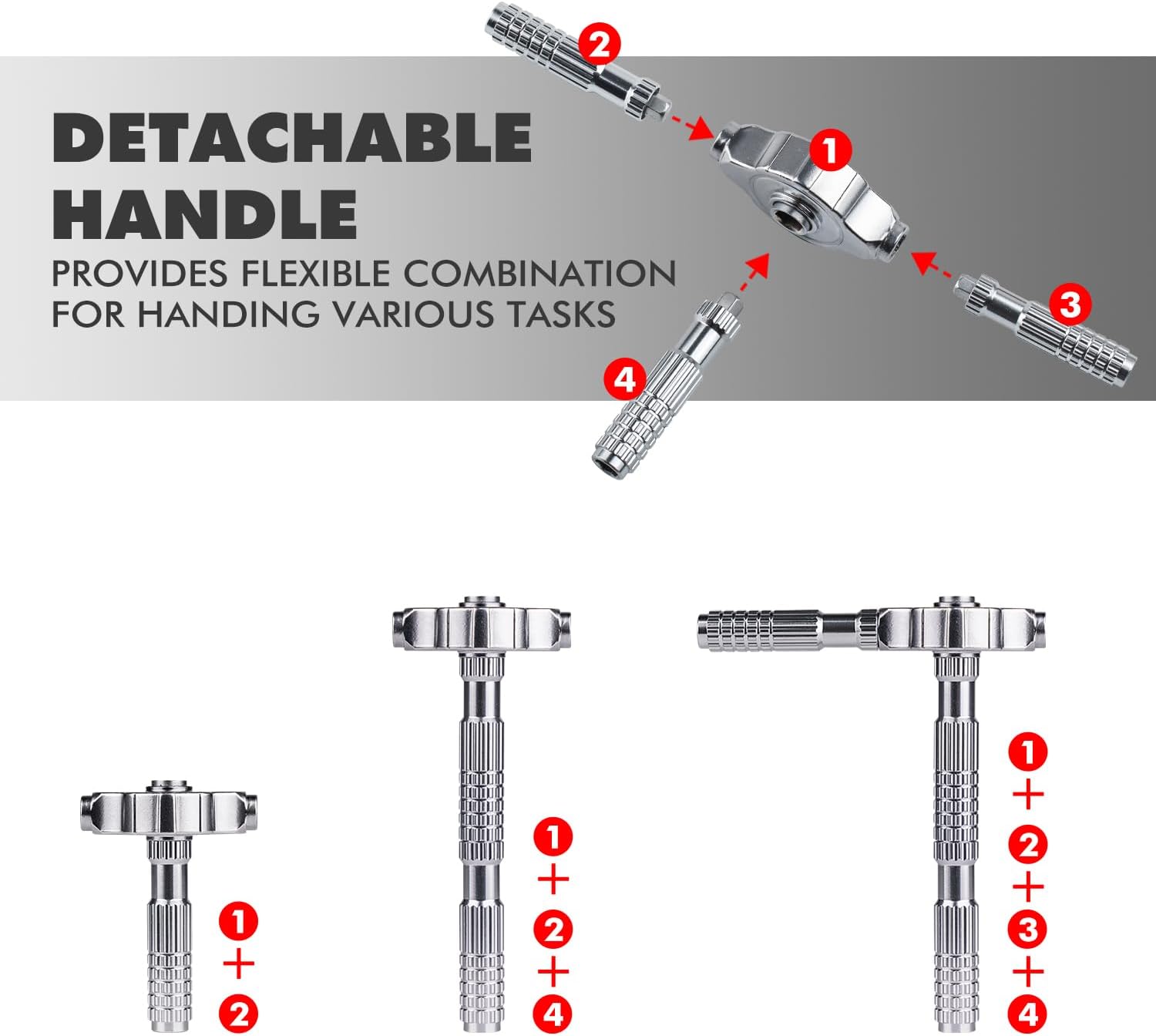 Ratschen Schraubendreher Set, 40 in 1 Magnetisch Schraubendreher Set, S2-Stahlbits, DIY-Kombinations-Biegsame Welle, Geeignet für Möbelmontage, Präzisions-Elektrogerätereparatur, Fahrradwerkzeuge 5 Ratschen Schraubendreher Set, 40 in 1 Magnetisch Schraubendreher Set, S2-Stahlbits, DIY-Kombinations-Biegsame Welle, Geeignet für Möbelmontage, Präzisions-Elektrogerätereparatur, Fahrradwerkzeuge – Bild 5