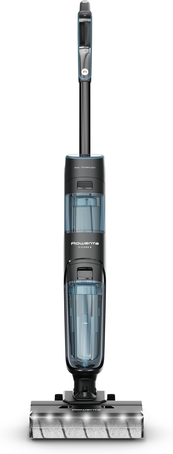 Rowenta X-Clean 5 kabelloser Akku-Nass-Trockensauger, selbstreinigend, nur 1,1 kg in der Hand, Sprachassistenz, LED-Anzeige, 170 Watt, 50 Min. Laufzeit, Schwarz/Blau, GZ5555EE 4 Rowenta X-Clean 5 kabelloser Akku-Nass-Trockensauger, selbstreinigend, nur 1,1 kg in der Hand, Sprachassistenz, LED-Anzeige, 170 Watt, 50 Min. Laufzeit, Schwarz/Blau, GZ5555EE – Bild 4