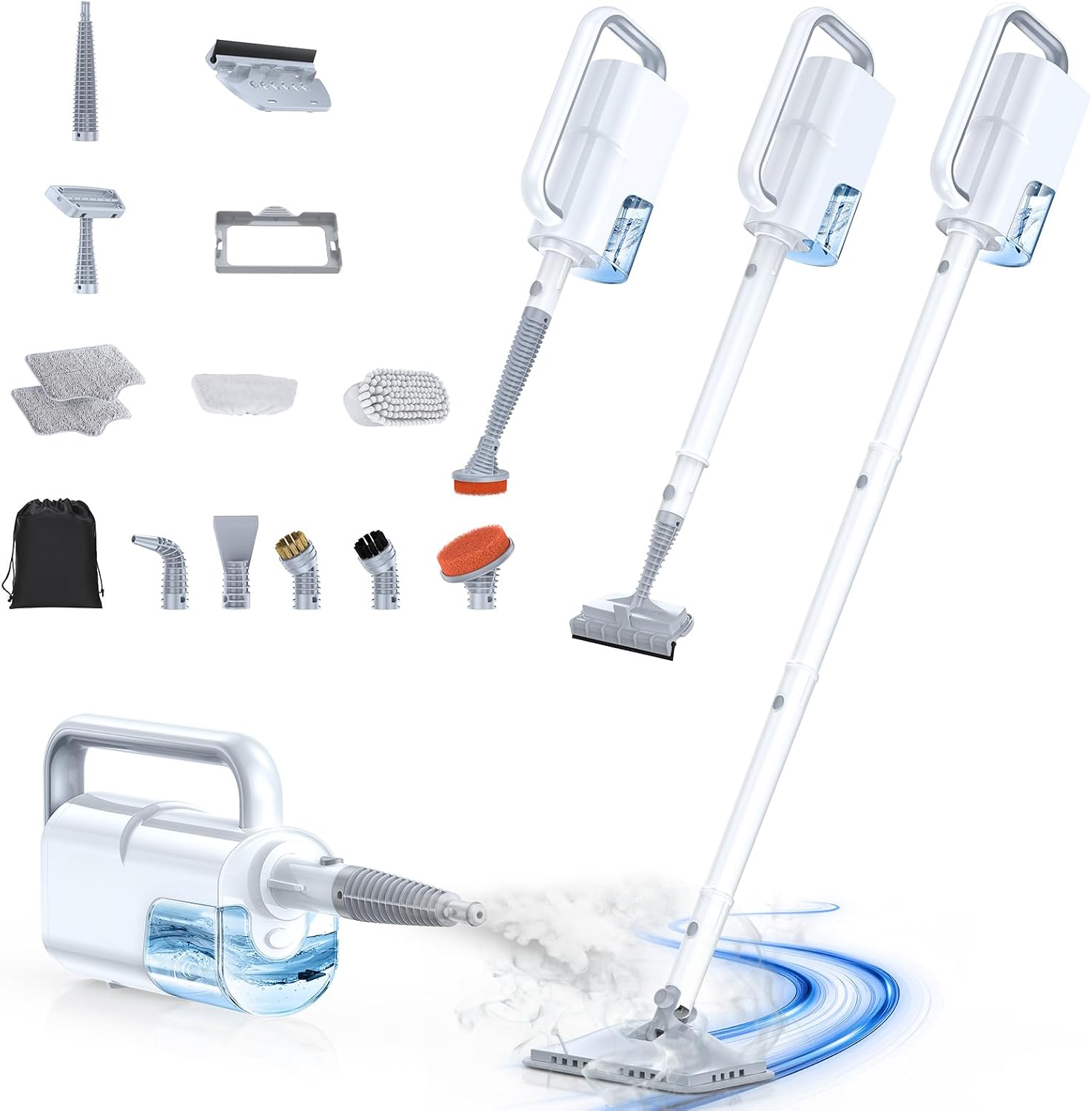 Dampfreiniger mit abnehmbarem Handdampfreiniger