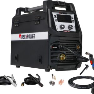 Decapower SYNMIG 200 A Schweißgerät MIG mit Gas, Synergie MMA MIG MAG FLUX LIFT TIG 4-in-1 Schweißgerät (SYNMIG-TYPE2)