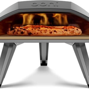 Ooni Koda 12 Gas Pizzaofen – 50 mBar Outdoor Pizzaofen – Gartenofen für Grillen, Kochen und Backen – Gartenofen für Pizzas – Pizza Oven – Kocht Pizzen in nur 60 Sekunden - (DE|AT- 50 mBar)