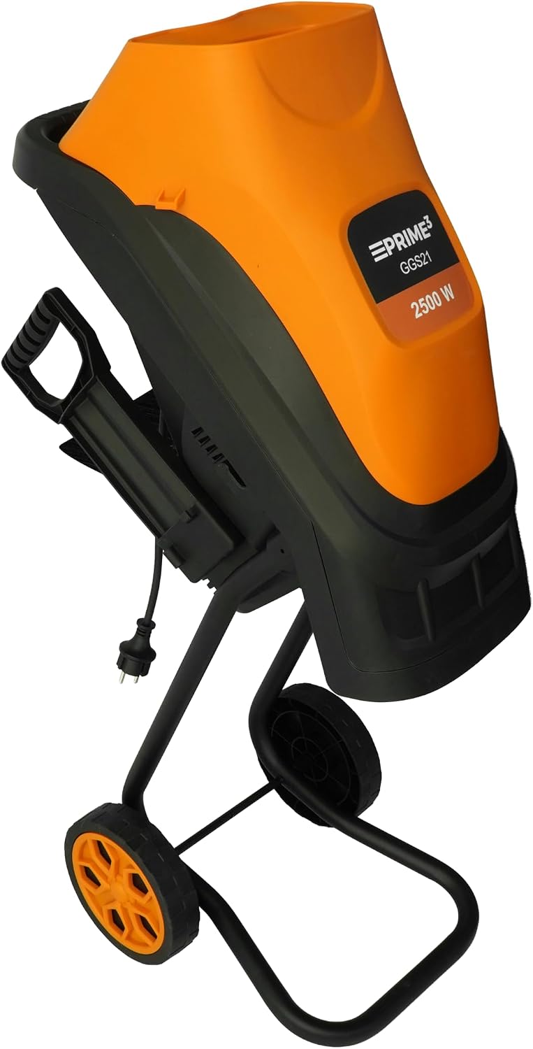 PRIME3 – Häcksler – Schredder Garten – Leistungsstarkes Gerät für einfaches Zerkleinern von Ästen und Gartenabfällen – Transporträdern und Stabiler Basis, 2500W, 4300U/min, geeignet bis Ø44mm, GGS21 3 PRIME3 – Häcksler – Schredder Garten – Leistungsstarkes Gerät für einfaches Zerkleinern von Ästen und Gartenabfällen – Transporträdern und Stabiler Basis, 2500W, 4300U/min, geeignet bis Ø44mm, GGS21 – Bild 3