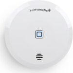 Homematic IP Smart Home Wassersensor, Wassermelder für zuverlässige Alarmierung per Sirene und Push-Benachrichtigung in der Smartphone-App bei Feuchtigkeit und Wasser (Single)