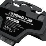 Easekent 3.7V 3000mAh Li-Ion Ersatzakku für Kärcher WV5,WV7,WV 5 Plus, Premium, WVP 10 Fenstersauger, Kompatibel mit 4.633-083.0 2.633-123.0