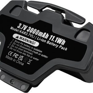 Easekent 3.7V 3000mAh Li-Ion Ersatzakku für Kärcher WV5,WV7,WV 5 Plus, Premium, WVP 10 Fenstersauger, Kompatibel mit 4.633-083.0 2.633-123.0