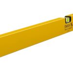 STABILA Wasserwaage Type 70, 120 cm, leichtes Alu-Profil, 1 Horizontal-Libelle, 1 Vertikal-Libelle, Made in Germany