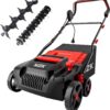 MZK Elektro Vertikutierer & Rasenlüfter, 38 cm, 3700 U/min 2 61mGuA4P7wL. AC SL1500