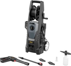 WAGNER AQUASTORM Premium - Leistungsstarker Hochdruckreiniger für professionelle Ergebnisse und anspruchsvolle Reinigungsaufgaben, inkl. Standard-, Turbo- und Schaumdüse