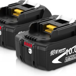 2Stück 10.0Ah /10000mAh Ersatzakku für Makita Akku 18V BL1860B
