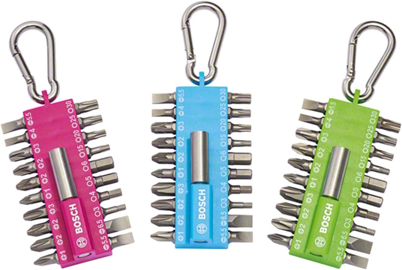 Bosch Accessories Bosch 21-tlgs. Schrauber Bit-Set Grün (mit Universal-Bithalter, Karabiner, Zubehör für Akkuschrauber) Einheitsgröße 4 Bosch Accessories Bosch 21-tlgs. Schrauber Bit-Set Grün (mit Universal-Bithalter, Karabiner, Zubehör für Akkuschrauber) Einheitsgröße – Bild 4