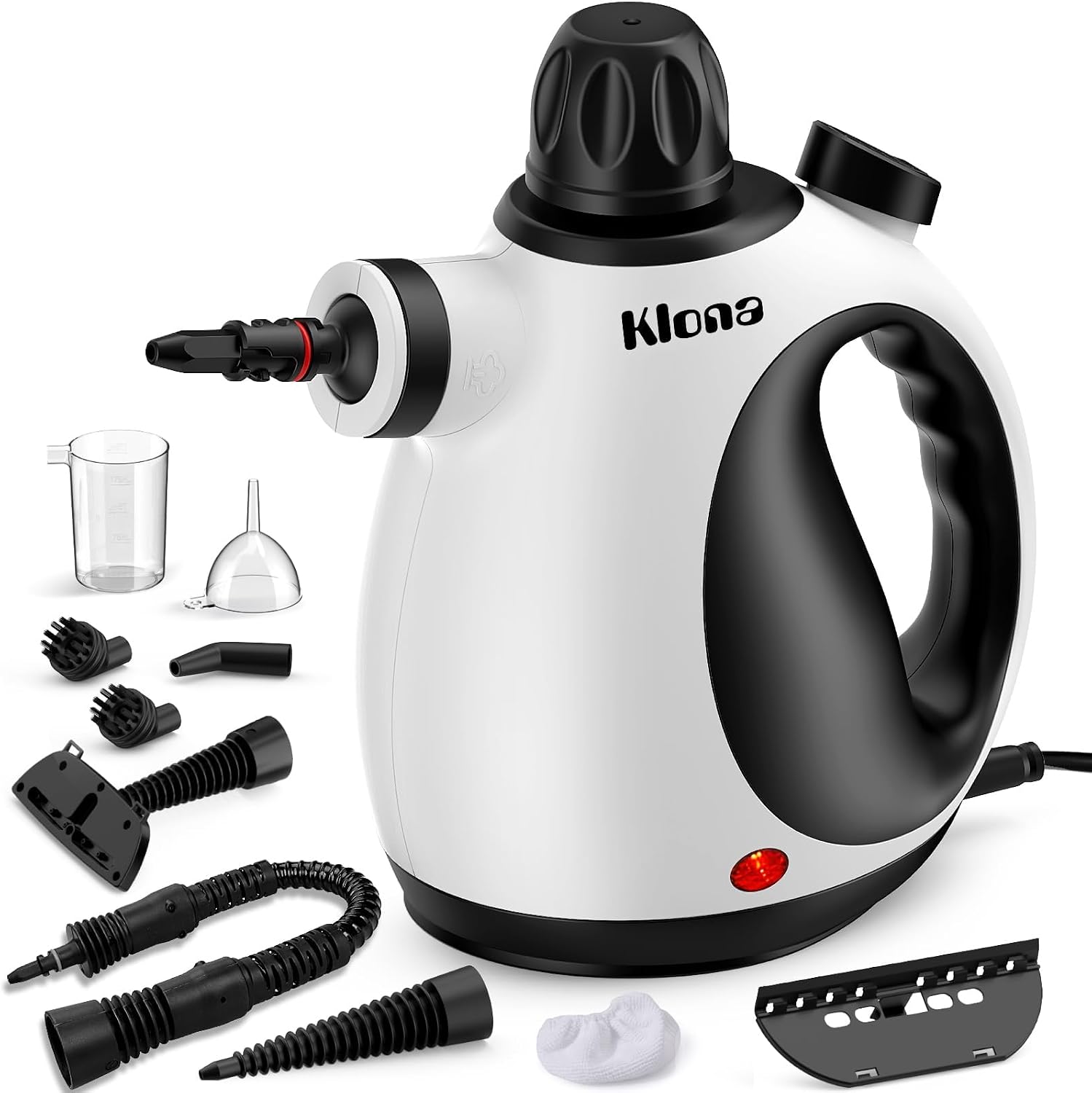 KLONA Dampfreiniger Handgerät, Steam Cleaner mit 10 Zubehör 1 KLONA Dampfreiniger Handgerät, Steam Cleaner mit 10 Zubehör