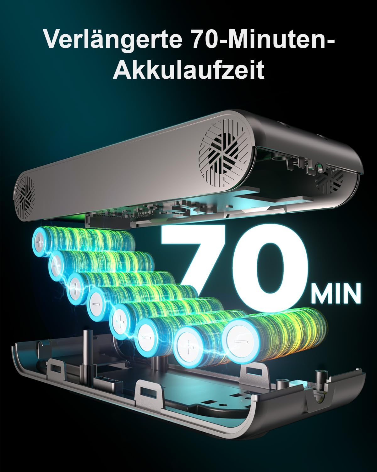 Akku Staubsauger 55000Pa/650W/70Min, staubsauger kabellos mit Display, 2L Staubbehälter, Anti-Tangle-Bürste, Selbststehend, 8-Schicht-Filter, Flexible Fugendüse, für Hartböden/Teppiche/Auto/Tierhaare 3 Akku Staubsauger 55000Pa/650W/70Min, staubsauger kabellos mit Display, 2L Staubbehälter, Anti-Tangle-Bürste, Selbststehend, 8-Schicht-Filter, Flexible Fugendüse, für Hartböden/Teppiche/Auto/Tierhaare – Bild 3