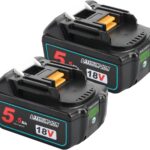 2X 18V 5.5Ah Ersatz Kompatibel Makita Akku 18V Lithium-ion Akku