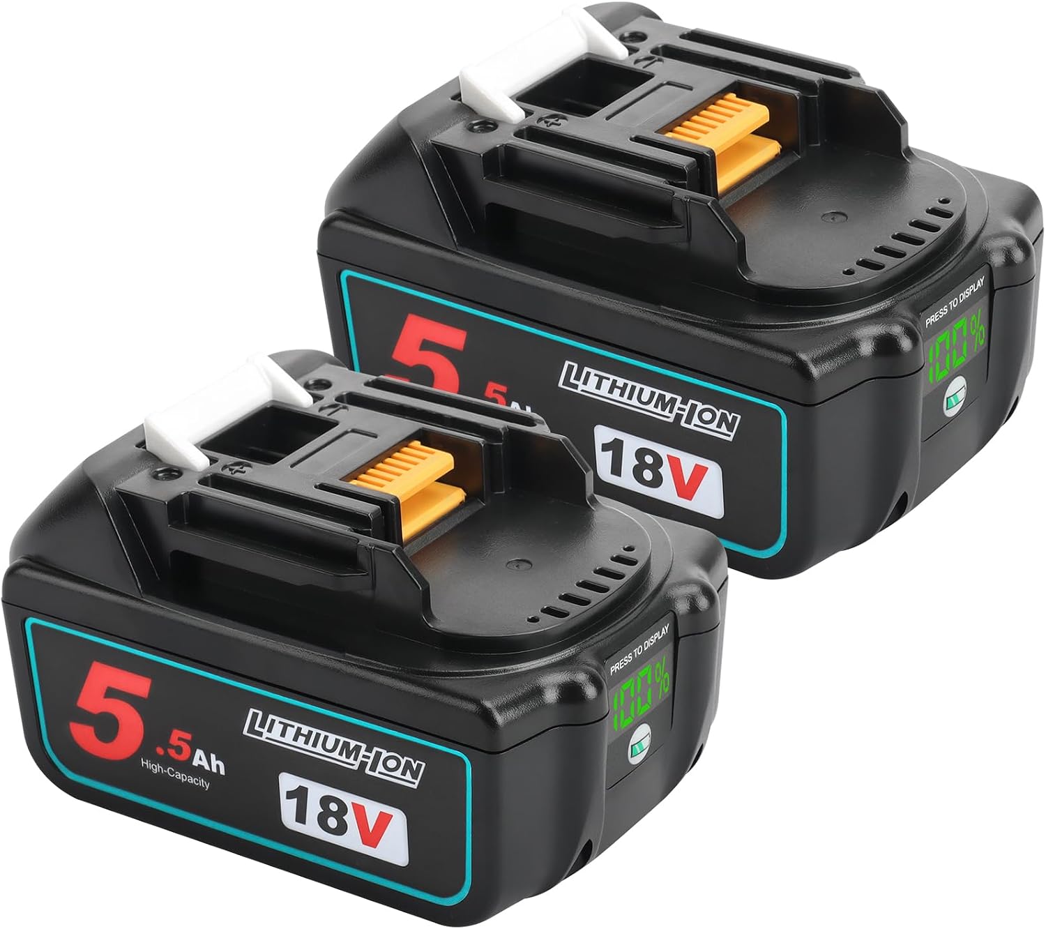 2X 18V 5.5Ah Ersatz Kompatibel Makita Akku 18V Lithium-ion Akku 1 2X 18V 5.5Ah Ersatz Kompatibel Makita Akku 18V Lithium-ion Akku