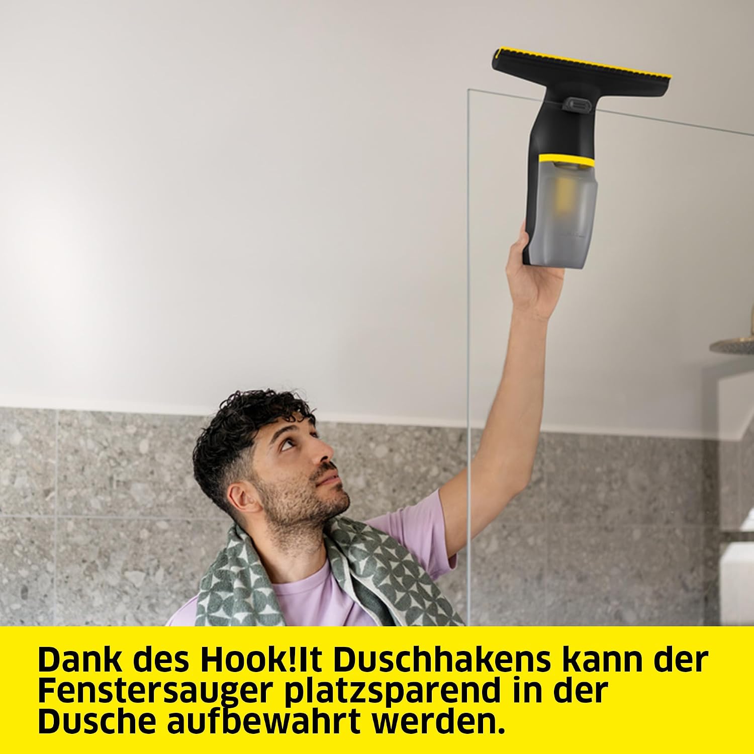 KÄRCHER Akku-Fenstersauger WV 3 Comfort Precision+ Black, Akkulaufzeit: 35 min., XXL-Schmutzwassertank: 200 ml, 2 Absaugdüsen,verstellbare Sprühflasche mit Mikrofaser-Wischbezug 4 KÄRCHER Akku-Fenstersauger WV 3 Comfort Precision+ Black, Akkulaufzeit: 35 min., XXL-Schmutzwassertank: 200 ml, 2 Absaugdüsen,verstellbare Sprühflasche mit Mikrofaser-Wischbezug – Bild 4