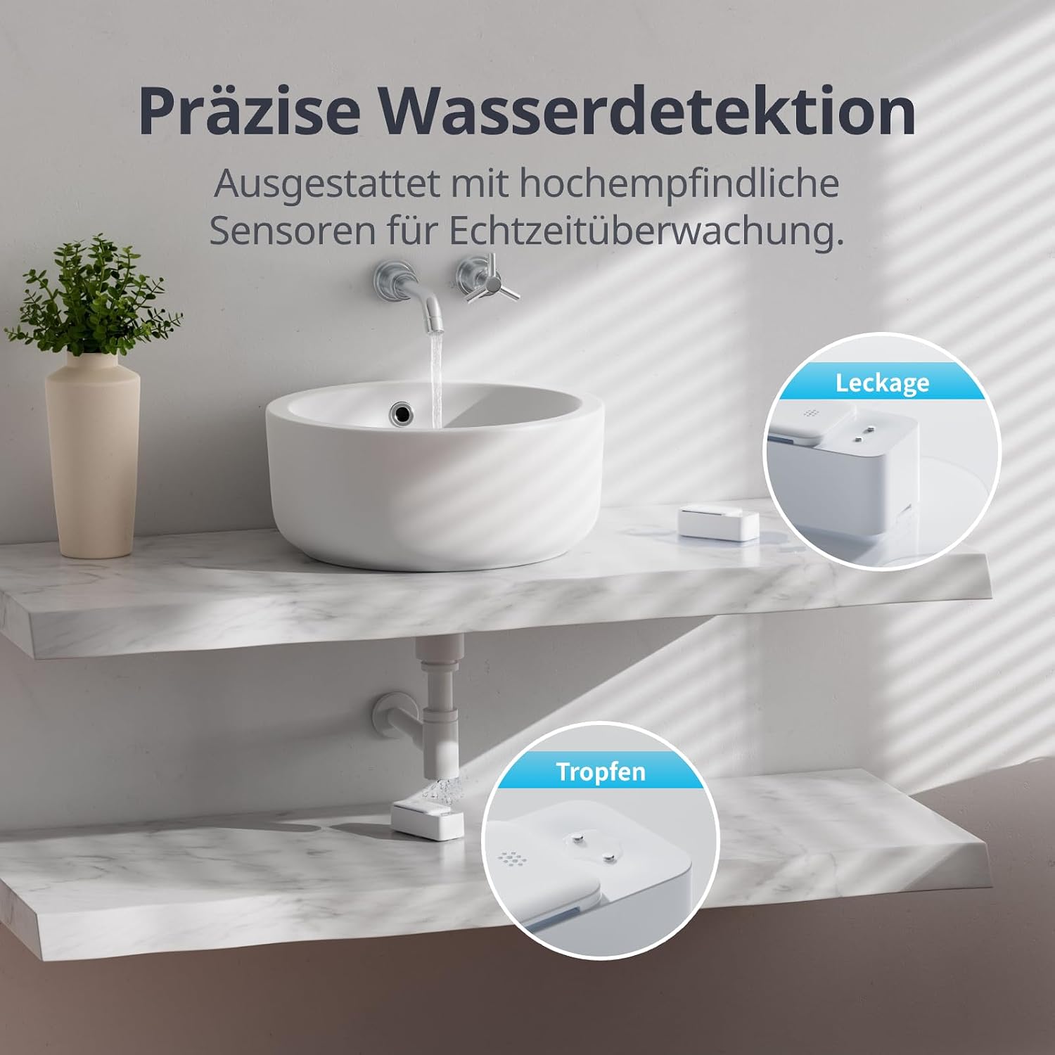 SwitchBot 3er-Pack Wassermelder WLAN, Wassersensor, App-/E-Mail-Warnung 4 SwitchBot 3er-Pack Wassermelder WLAN, Wassersensor, App-/E-Mail-Warnung – Bild 4