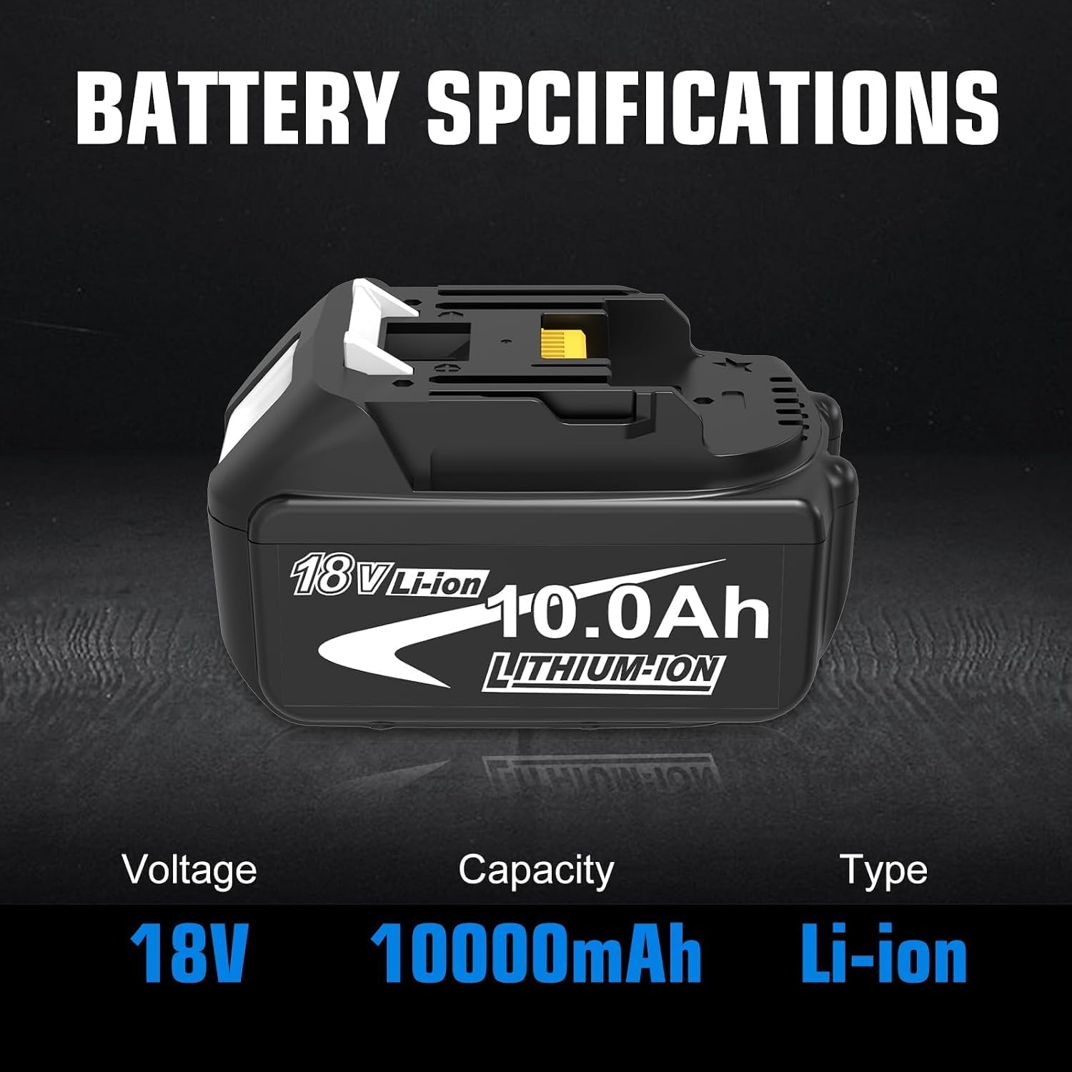2X 10.0Ah Ersatzakku für Makita Akku 18V LXT BL1850B/BL1860B 2 2X 10.0Ah Ersatzakku für Makita Akku 18V LXT BL1850B/BL1860B – Bild 2