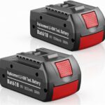 2X 18V 5,5Ah Ersatz-Akku für Bosch BAT609G BAT618G BAT622