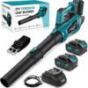 Dhapy Akku Laubbläser 21 V mit 2× 4,5-Ah-Akkus, 600 W Bürstenlosmotor 3 7193FIEL3xL. AC SL1500