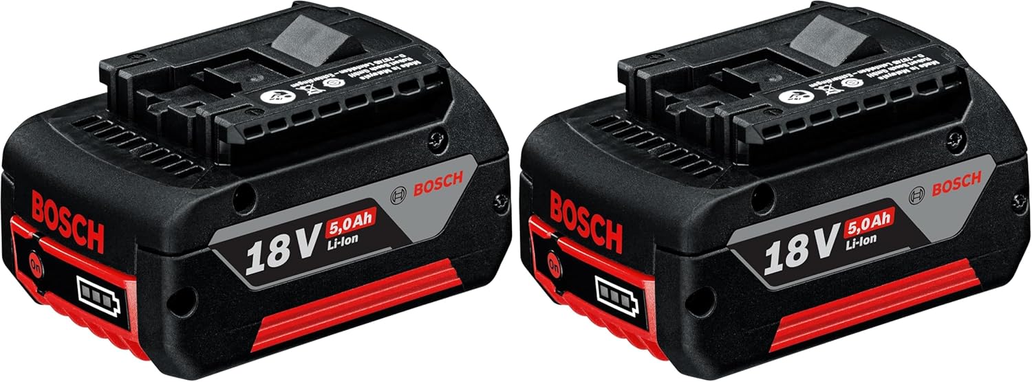 Bosch Professional 18V System Akku GBA 18V 5.0Ah (Packung mit 2) 1 Bosch Professional 18V System Akku GBA 18V 5.0Ah (Packung mit 2)