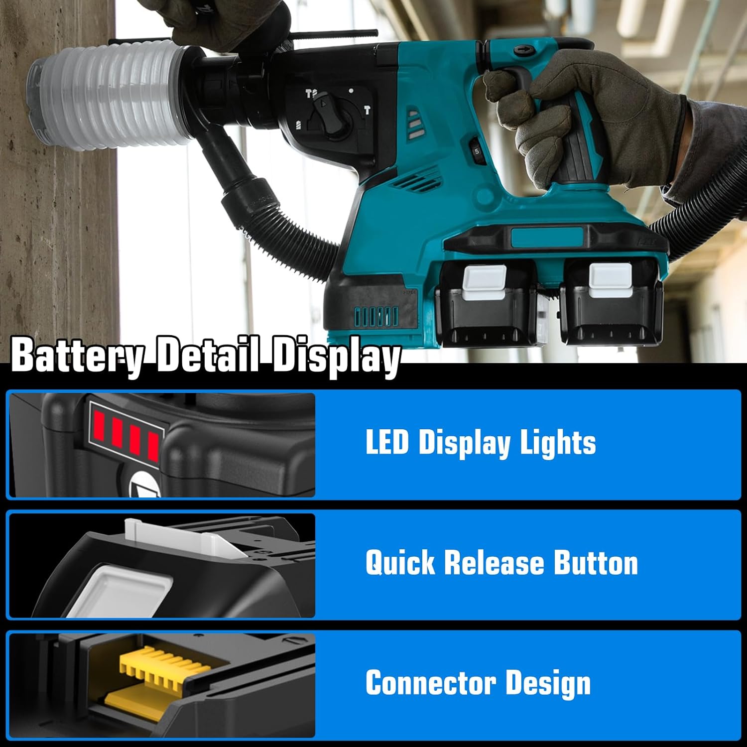 2X 10.0Ah Ersatzakku für Makita Akku 18V LXT BL1850B/BL1860B 4 2X 10.0Ah Ersatzakku für Makita Akku 18V LXT BL1850B/BL1860B – Bild 4