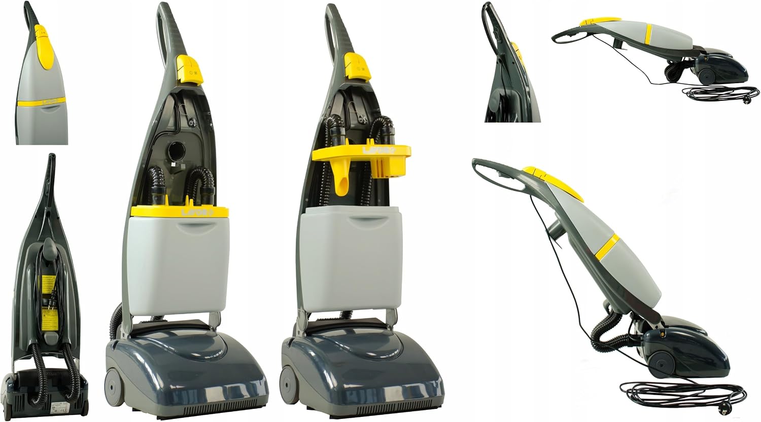 Lavor Kompakte Scheuersaugmaschine Sprinter 1000W, Bodenreinigungsmaschine mit Walzenbürste & Absaugung, 1015 m²/h, 2 Saugbalken, Hartbodenreiniger für Büro, Hotel, Praxis & Zuhause 2 Lavor Kompakte Scheuersaugmaschine Sprinter 1000W, Bodenreinigungsmaschine mit Walzenbürste & Absaugung, 1015 m²/h, 2 Saugbalken, Hartbodenreiniger für Büro, Hotel, Praxis & Zuhause – Bild 2