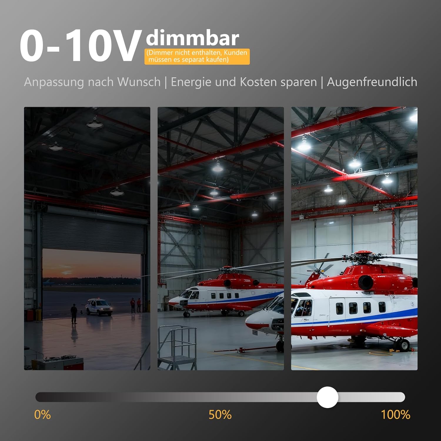 4 Stück UFO LED 240W Hallenstrahler Werkstattlampe Superhelle Werkstatt Deckenleuchte Dimmbare High Bay Light 40800LM Treiber 4000K IP65 Industriestrahler 120° für Fabriken, Lager 4 4 Stück UFO LED 240W Hallenstrahler Werkstattlampe Superhelle Werkstatt Deckenleuchte Dimmbare High Bay Light 40800LM Treiber 4000K IP65 Industriestrahler 120° für Fabriken, Lager – Bild 4