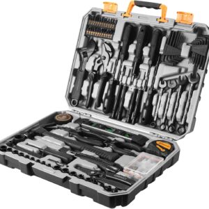 Werkzeugkoffer Werkzeugkasten Werkzeug Koffer Werkzeugset　Werkzeugbox：DEKO　Werkzeugkiste Bestückt　178-tlg　Universal Komplett mit Werkzeuge Handwerkzeug　－ für Damen Herren zum Haushalt Werkstatt DIY