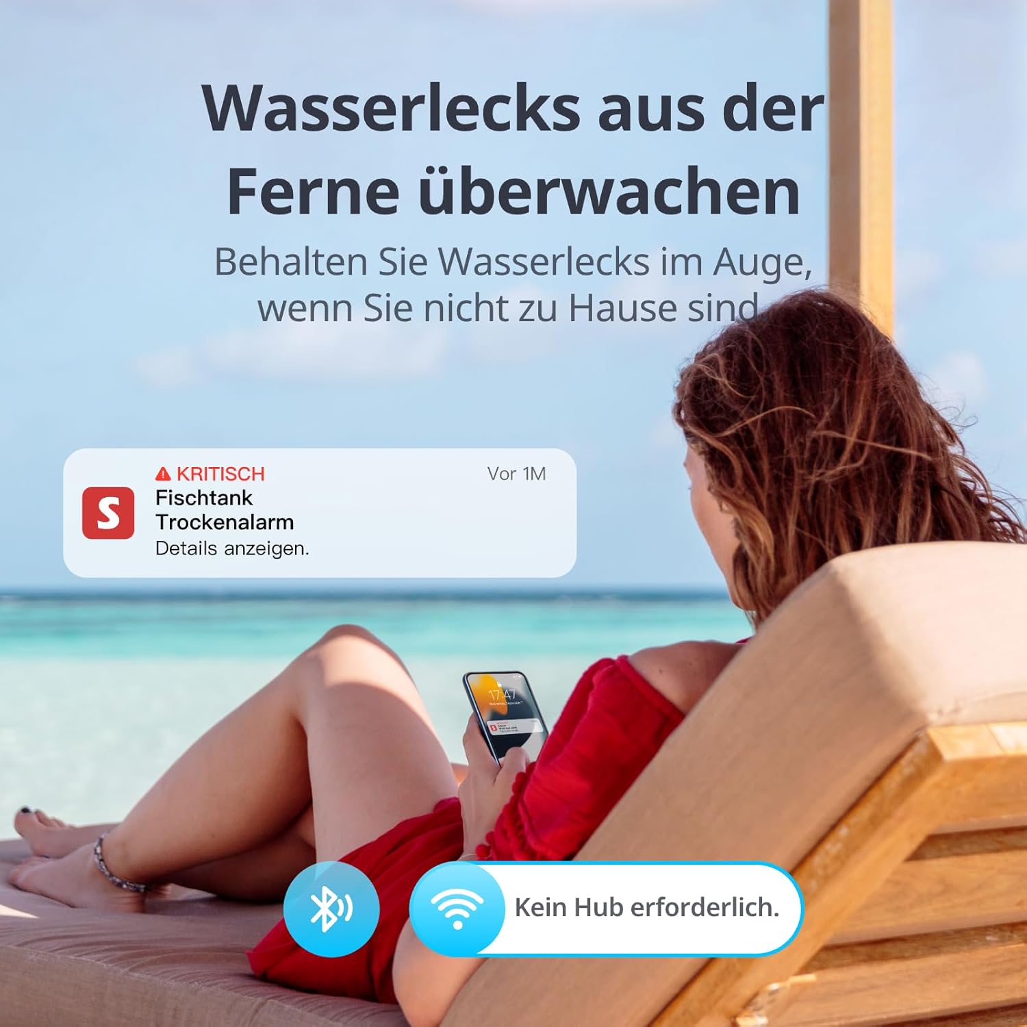 SwitchBot 3er-Pack Wassermelder WLAN, Wassersensor, App-/E-Mail-Warnung 3 SwitchBot 3er-Pack Wassermelder WLAN, Wassersensor, App-/E-Mail-Warnung – Bild 3