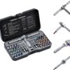 Ratschen Schraubendreher Set, 40 in 1 Magnetisch Schraubendreher Set, S2-Stahlbits, DIY-Kombinations-Biegsame Welle, Geeignet für Möbelmontage, Präzisions-Elektrogerätereparatur, Fahrradwerkzeuge 7 71a6iIQ0JyL. AC SL1500