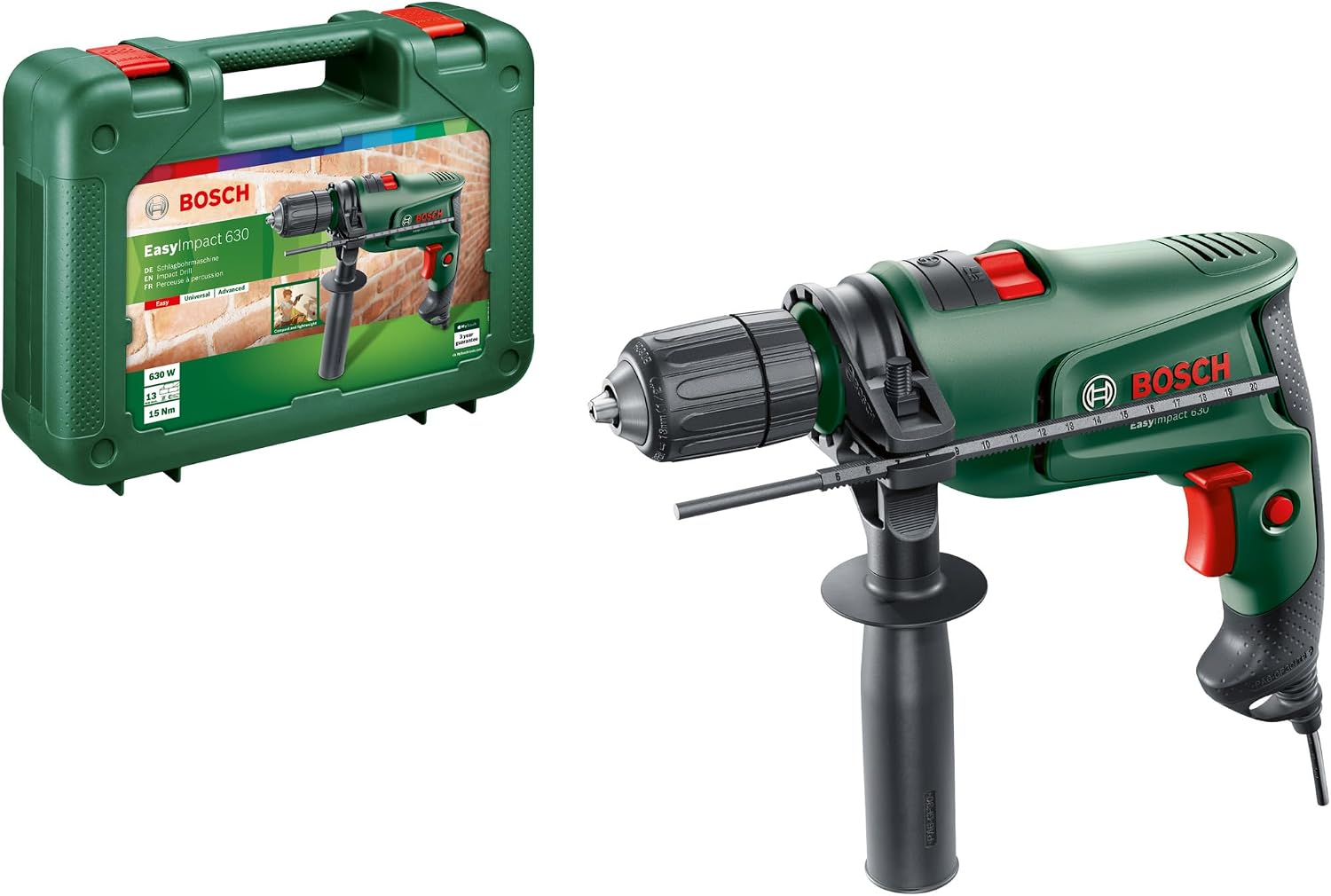Bosch Home and Garden Bosch Schlagbohrmaschine EasyImpact 630 (630 Watt, im Koffer) 1 Bosch Home and Garden Bosch Schlagbohrmaschine EasyImpact 630 (630 Watt, im Koffer)