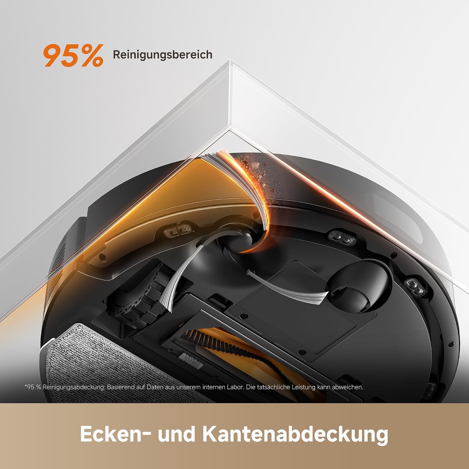 dreame D20 Air Plus Saug- und Wischroboter mit 20.000 Pa Saugkraft, Verwicklungsschutz, selbstentleerendem Dock, Teppich-Tiefenreinigung und Smart-Navigation. 5 dreame D20 Air Plus Saug- und Wischroboter mit 20.000 Pa Saugkraft, Verwicklungsschutz, selbstentleerendem Dock, Teppich-Tiefenreinigung und Smart-Navigation. – Bild 5