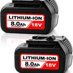 Cafonil 2X 8.0Ah Li-Ion Akku für Bosch 18V, Ersatzakku für Bosch BAT618