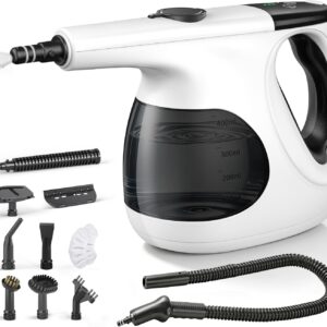 JBER Dampfreiniger Handgerät 1200W für Heim, 3 Sek.Aufheizzeit, 400ML Tank