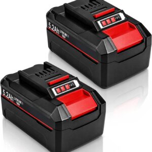 Ersatzakku 18V 5,2Ah Lithium-Ionen für Einhell, 2 Stück