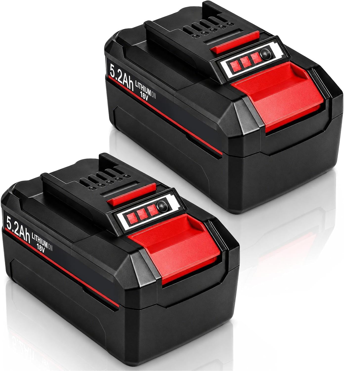 Ersatzakku 18V 5,2Ah Lithium-Ionen für Einhell, 2 Stück 1 Ersatzakku 18V 5,2Ah Lithium-Ionen für Einhell, 2 Stück