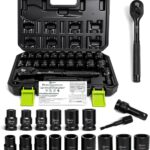 23tlg 1/2 Zoll Schlagschrauber Nüsse Satz 7/16-1" & 13-24mm für Auto