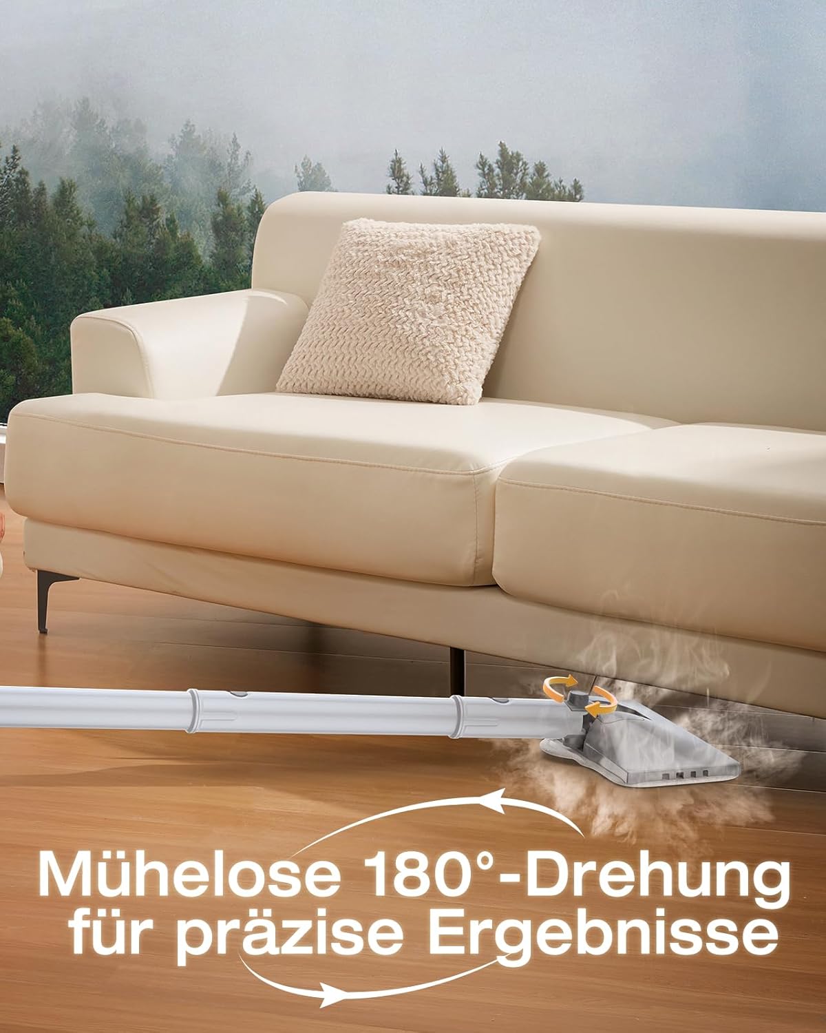 10-in-1 Dampfreiniger mit abnehmbarem Handgerät,Handdampfreiniger Zubehör 5 10-in-1 Dampfreiniger mit abnehmbarem Handgerät,Handdampfreiniger Zubehör – Bild 5