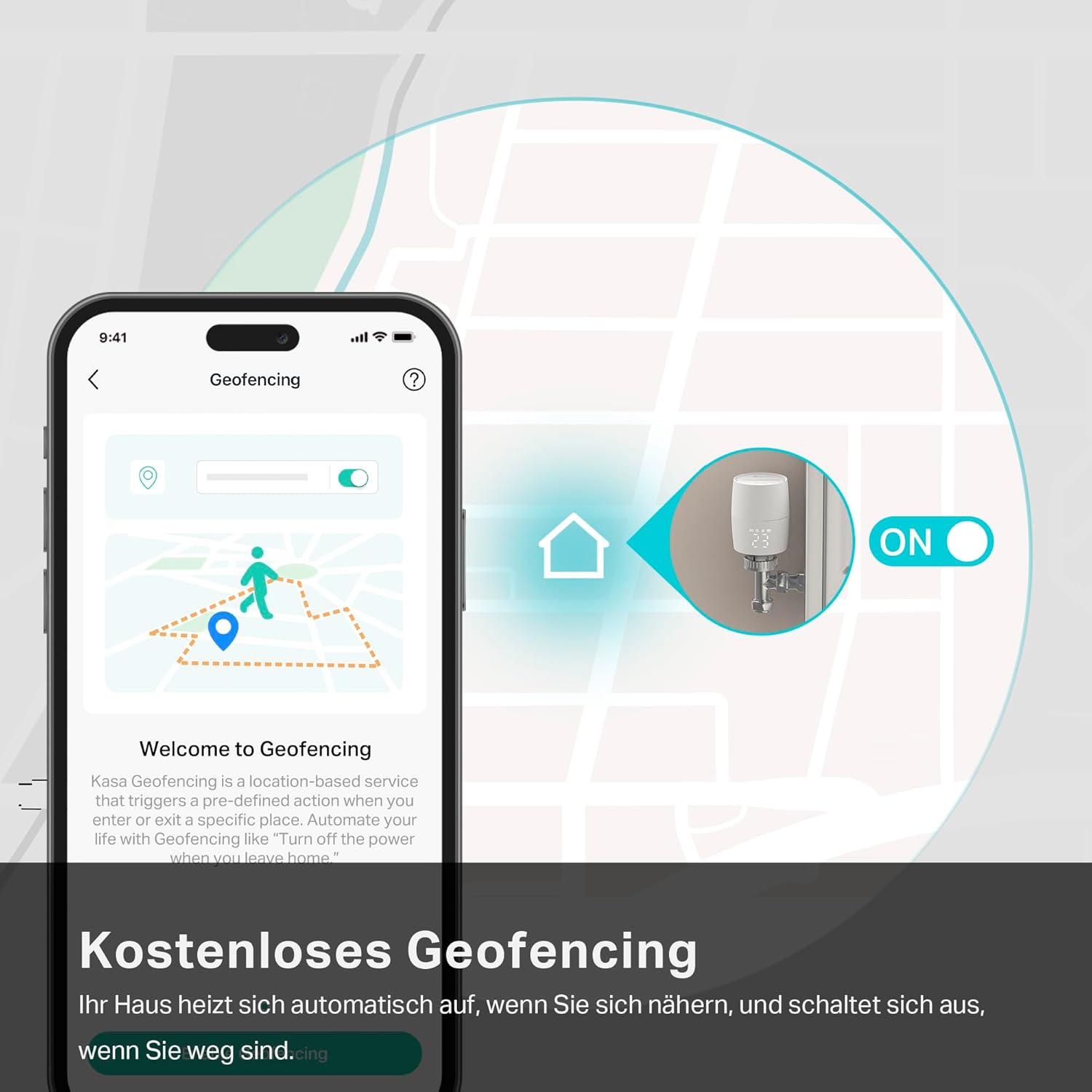 TP-Link smartes Heizkörperthermostat - Erweiterungseinheit, benötigt Kasa Hub, Heizungssteuerung (Kasa App, Zeitpläne, Geofencing, Fensteröffnungserkennung), Matter, Alexa, Apple Home 5 TP-Link smartes Heizkörperthermostat - Erweiterungseinheit, benötigt Kasa Hub, Heizungssteuerung (Kasa App, Zeitpläne, Geofencing, Fensteröffnungserkennung), Matter, Alexa, Apple Home – Bild 5