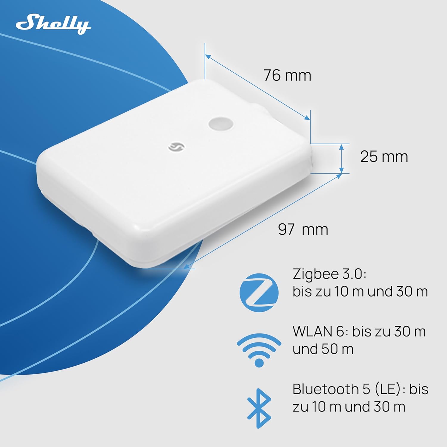 Shelly Flood Gen4 - Smarter Matter Wassersensor mit Leck-Sensorkabel, IP44, Flut- & Regenerkennung, Anpassbare Alarmstufen, Leckerkennung, Zeitschaltuhr, Alexa, Google Home & Zigbee 4 Shelly Flood Gen4 - Smarter Matter Wassersensor mit Leck-Sensorkabel, IP44, Flut- & Regenerkennung, Anpassbare Alarmstufen, Leckerkennung, Zeitschaltuhr, Alexa, Google Home & Zigbee – Bild 4
