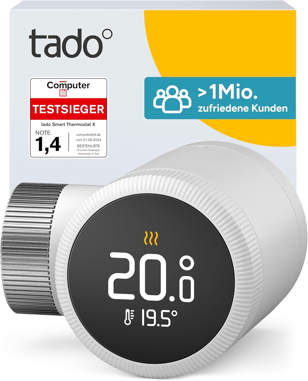 tado° Smartes Heizkörperthermostat X 1 tado° Smartes Heizkörperthermostat X